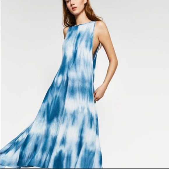 Zara Dresses & Skirts - Zara Tie Dye Asymmetrical Dress